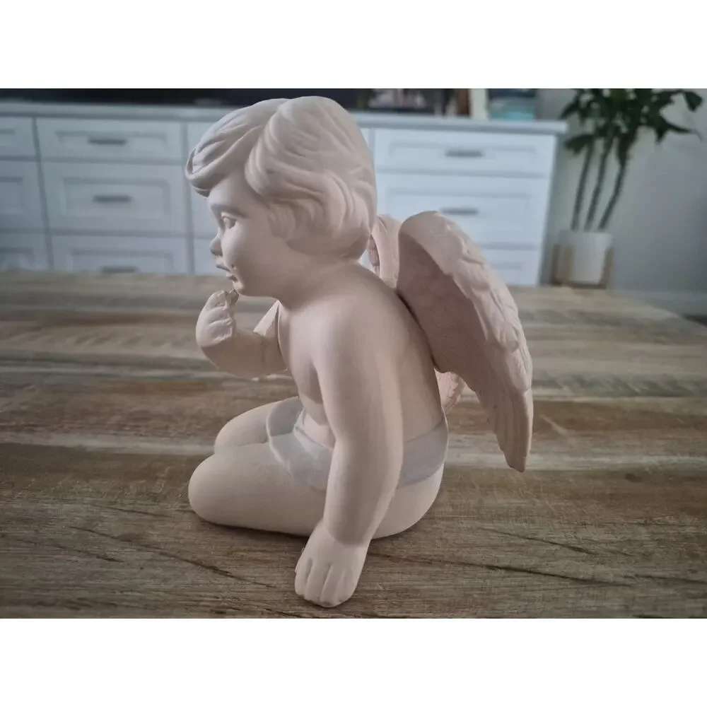 Crying Cherub Angel Figurine Perfect Condition No Chips No Cracks